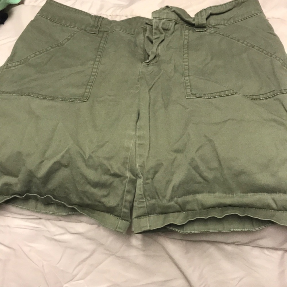 Army green New York & company shorts